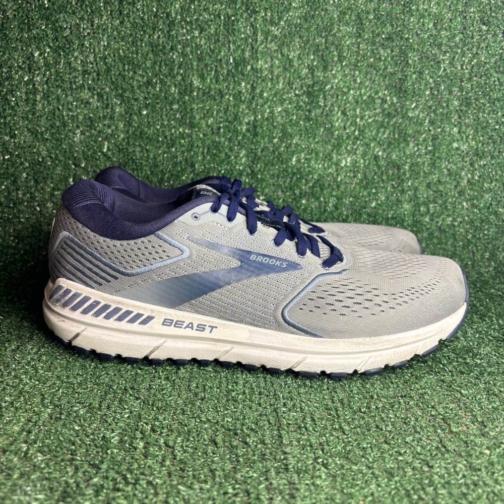 Brooks Beast 20 GuideRails Support Athletic Running Sneaker Grey Mens Sz 11.5 D